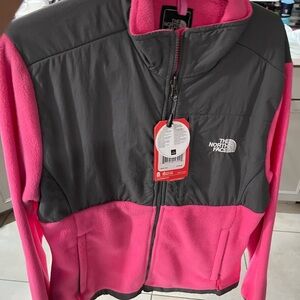 The North Face Pink and Gray Ski Jacket